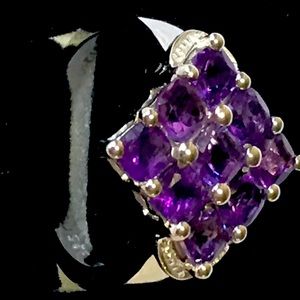 Amethyst .925 Sterling Silver Ring
